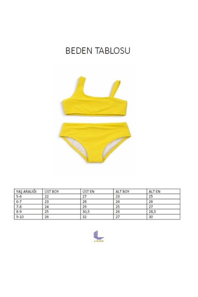 Pukka Boz Lasi̇s Girls' Bikini Set