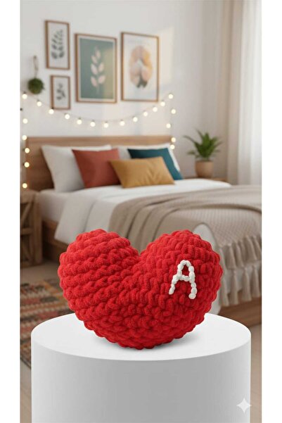 Milenam Puffy Heart Pillow Valentine's Day Gift Decorative Pillow (Various Le...