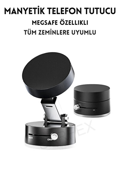 SARFEX Megsafe Uyumlu Telefon Tutucu Mıknatıslı Tüm Telefonlara Uyumlu Araç T...