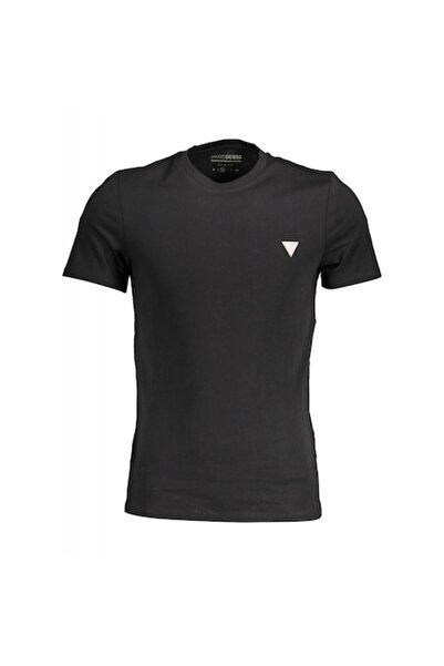 Guess Tricou bărbătesc, Guess, negru, guler rotund, bumbac, XL