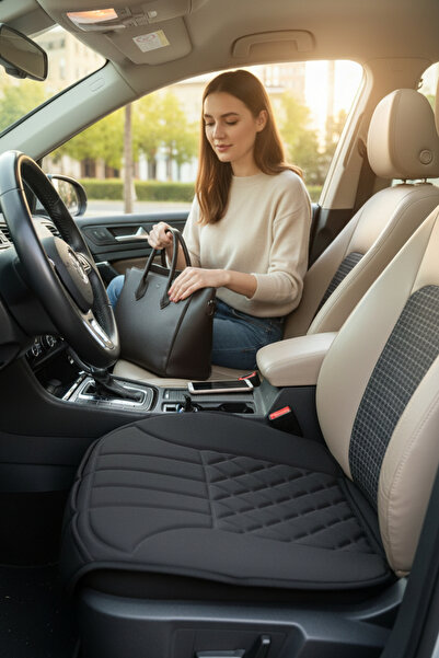 Cartex Pernă ortopedică pentru scaun auto, anti-transpirație, cu buzunare - 1...