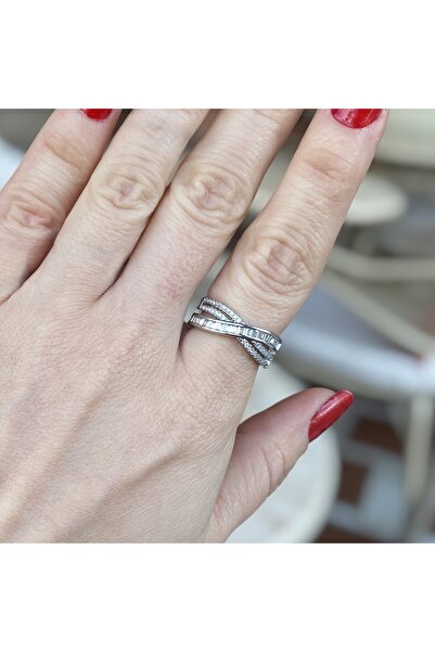 GOX خاتم كروس مرصع بالباغيت والأحجار المستديرة