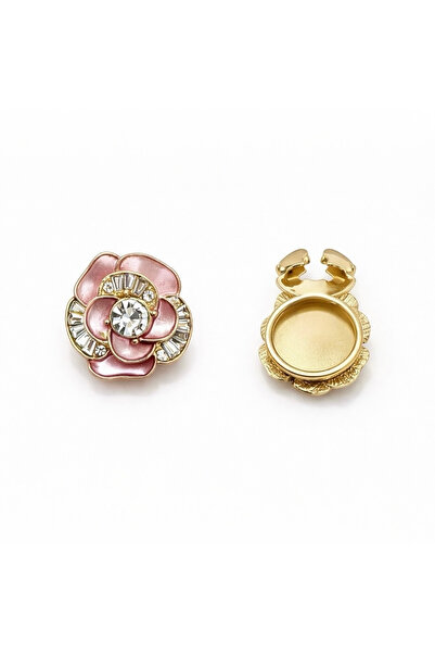 neslyaccessories Button brooch (pair)