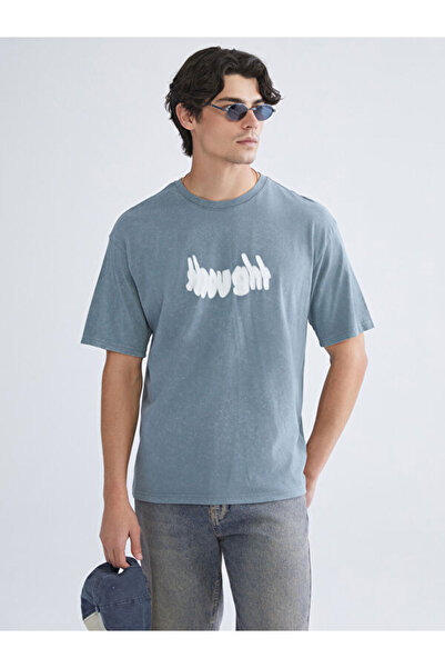 LC Waikiki Zero Roba Collar Printed Combed Cotton Men's T-Shirt from Uzg Stor...