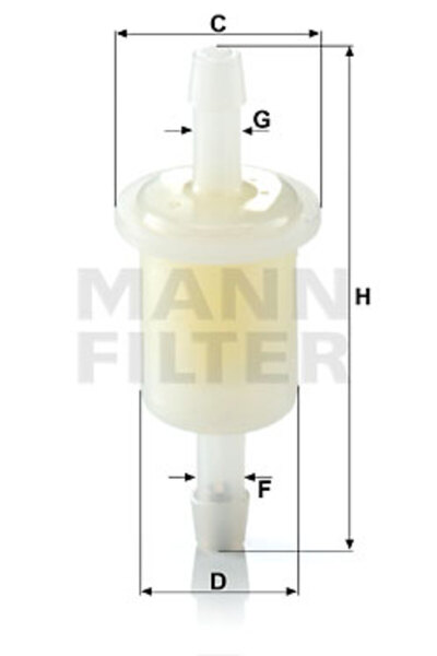 Mann-Filter Fuel filter WK 21 (10)