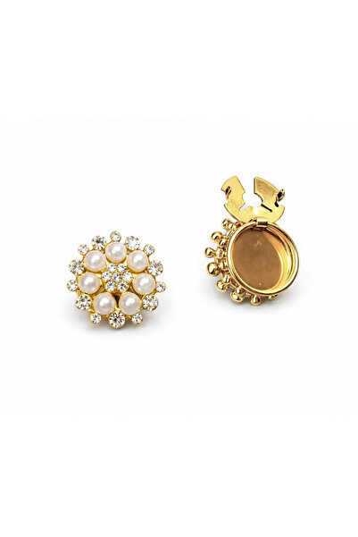 neslyaccessories Button brooch (pair)