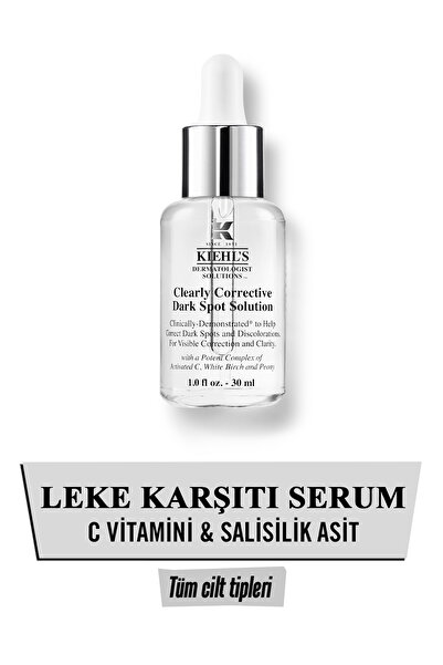 Kiehl's Koyu Leke Görünümünü Azaltıcı C Vitamini İçerikli Clearly Corrective ...