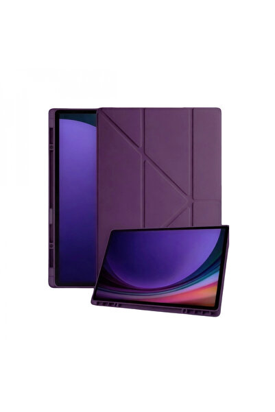 byhodi Samsung Galaxy X730 Tab S11 Mars Tablet Case with Pen Holder - Plum