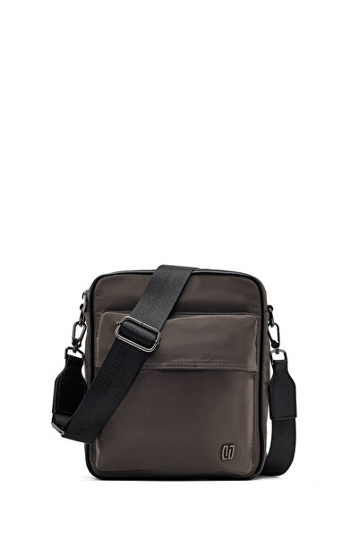 Derimod Men's Gray Fabric Messenger Bag 25Wbd30286F