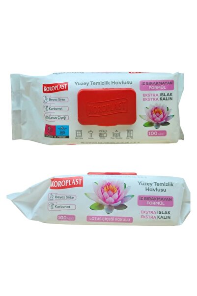 Koroplast Yüzey Temizlik Havlusu Lotus Çiçeği 100 Yaprak