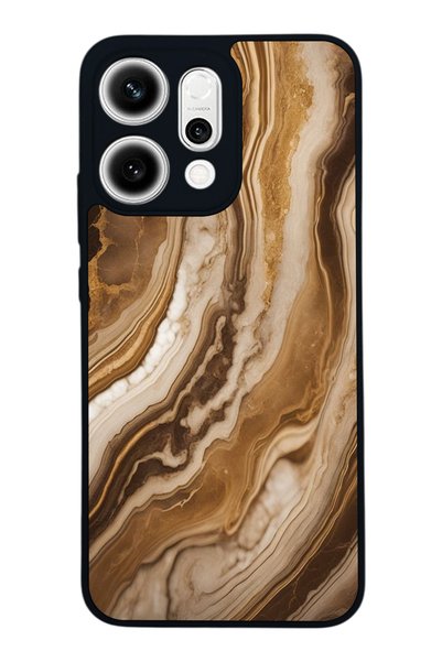 BGAKSESUAR Oppo Reno 14 Compatible Marble Design Glossy Premium Case