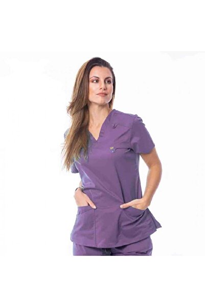 unkown Lion Scrubs Blouse