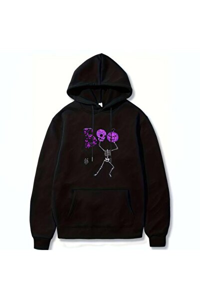 bellanova سويت شيرت أسود للجنسين قصة فضفاضة 3 Thread Shardonlu - جودة ممتازة ...