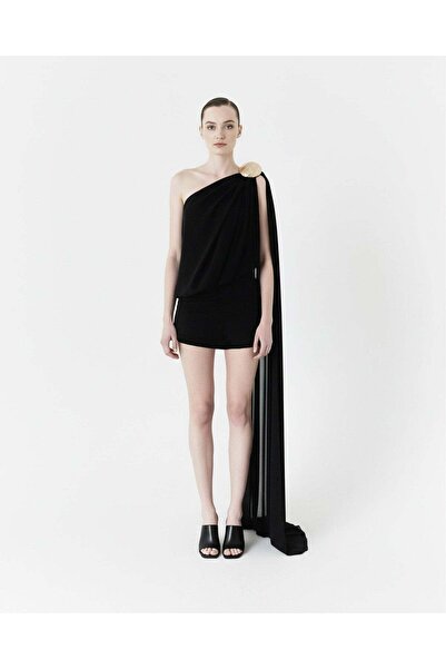 Magdarel Thaleia Black Dress