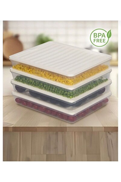 Soft Chef 2-Piece Deep Freezer and Storage Container Set (2400 ml - 1200 ml)