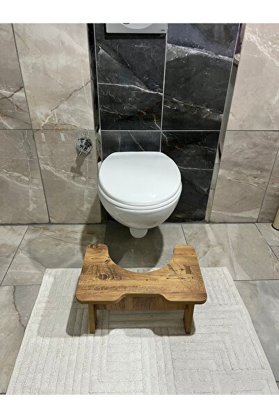 ozbience Kahverengi Tuvalet ve Klozet Altı Destek Taburesi, Çocuk ve Yetişkin...
