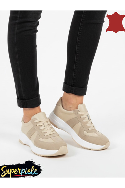 ANGEL BLUE Women's casual shoes made of genuine leather with genuine leather ...