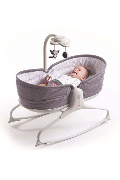 Tiny Love 3in1 Gri Rocker Napper 4 Pozisyonlu Konforlu Sallanabilir