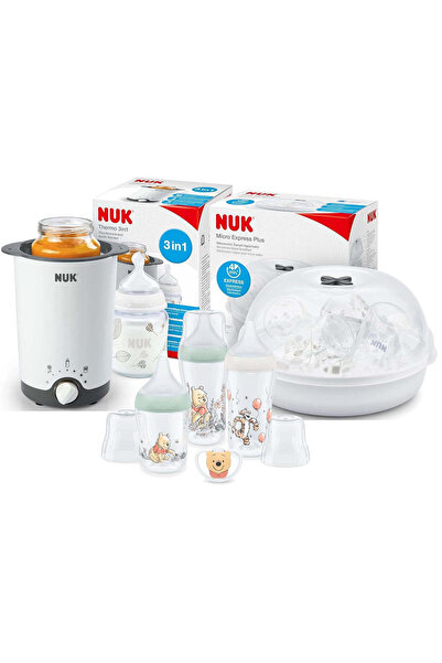 Nuk Perfect Match Bebek Biberon Seti Winnie the Pooh, Sterilizatör, Çözme, Sı...