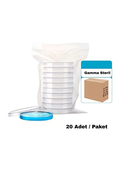 labbakkal Petri Kabı 60X15 mm - Gamma Steril PS Petri 20 Adet