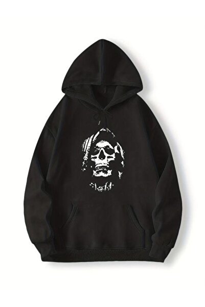 bellanova سويت شيرت أسود للجنسين قصة فضفاضة 3 Thread Shardonlu - جودة ممتازة ...