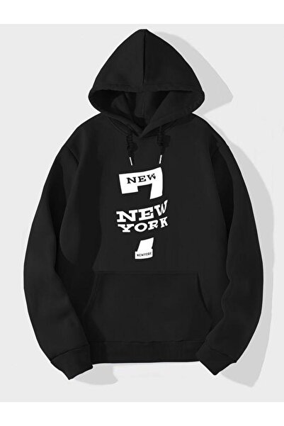 bellanova سويت شيرت أسود للجنسين قصة فضفاضة 3 Thread Shardonlu - جودة ممتازة ...