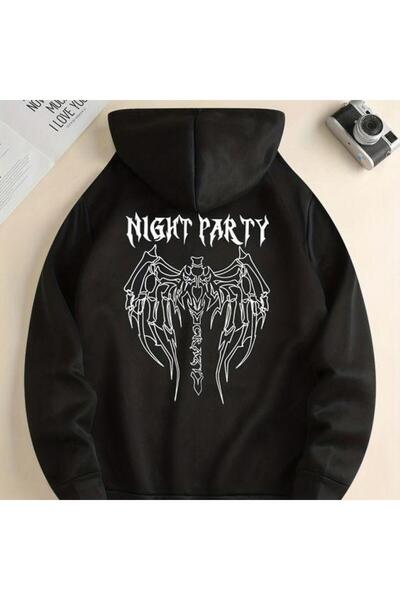 bellanova سويت شيرت أسود للجنسين قصة فضفاضة 3 Thread Shardonlu - جودة ممتازة ...