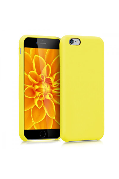 KWmobile Case for Apple iPhone 6 / iPhone 6s, Silicone, Yellow, 40223.75