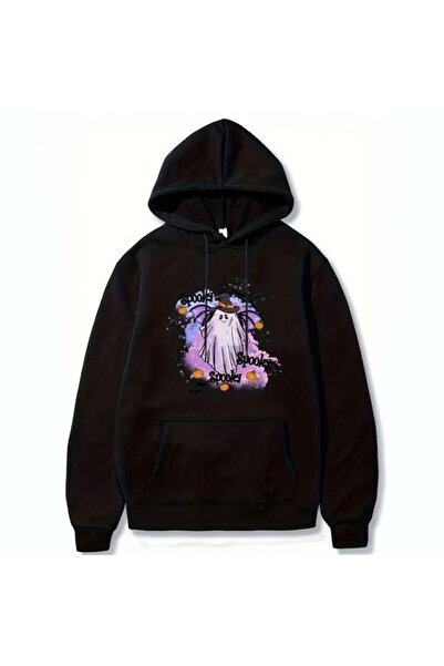 bellanova سويت شيرت أسود للجنسين قصة فضفاضة 3 Thread Shardonlu - جودة ممتازة ...