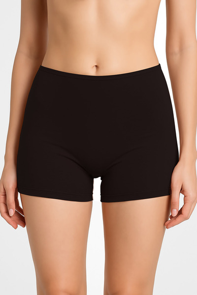 Kom Women's Modal-Cotton Regular Leg Boxer Briefs (with Socks as a Gift)