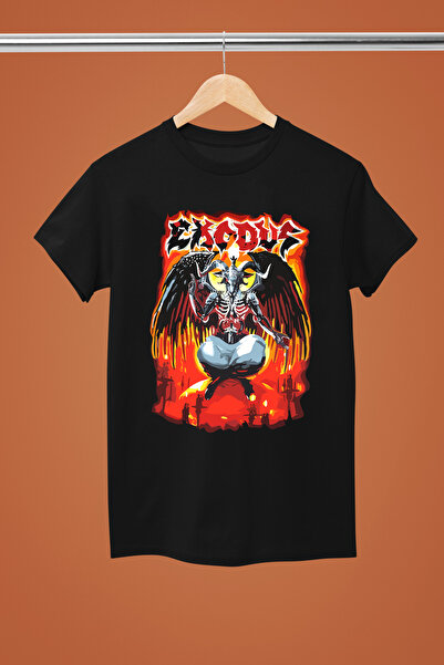 MAGORS EXODUS TRUPĂA ROCK IMITATĂ PE MODELUL BĂRCIȚELUI, DIN BUMBAC, CU MÂNEC...