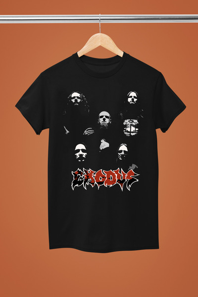 MAGORS EXODUS TRUPĂA ROCK IMITATĂ PE MODELUL BĂRCIȚELUI, DIN BUMBAC, CU MÂNEC...