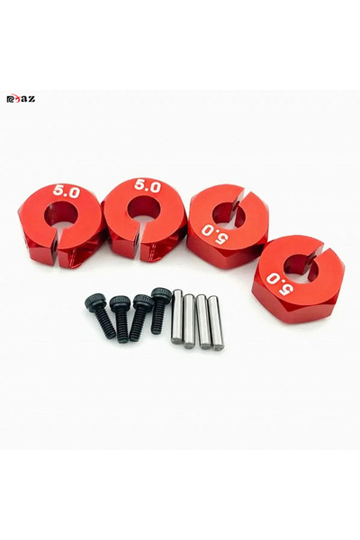 Choice9 إطار أحمر 5.0 RC سداسي 12 مم 2.55 بوصة للطرق السريعة والانجراف والطرق...