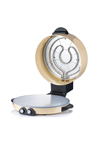 Generic The electric Arabic bread and pizza maker 1800 watts 30 CM peige is e...