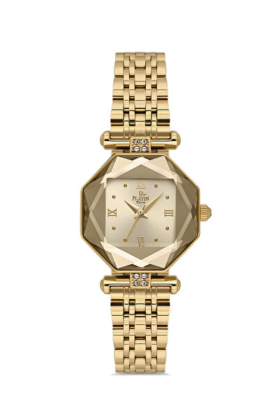 Platin Pierre ساعة يد نسائية من الزجاج المقطوع HDS-PL-1203LA-B4