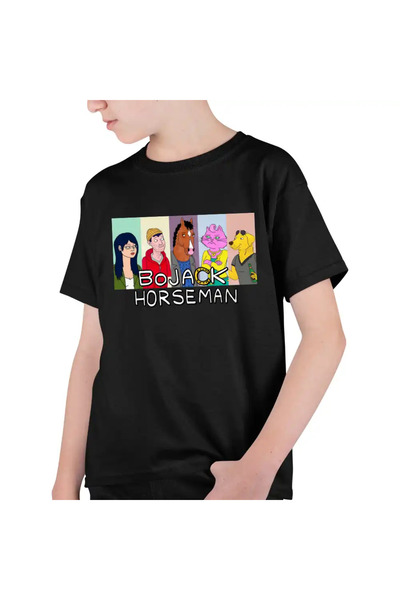 OEM Tricou Copii Baieti BoJack Horseman Friends