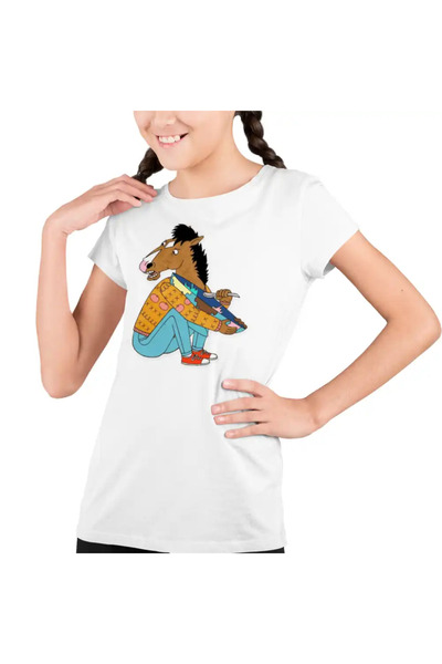 OEM Tricou Copii Fete BoJack Horseman Farfurie Castron