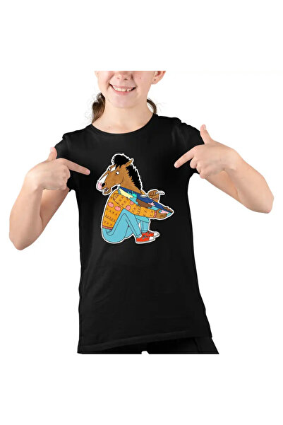 OEM Tricou Copii Fete BoJack Horseman Farfurie Castron