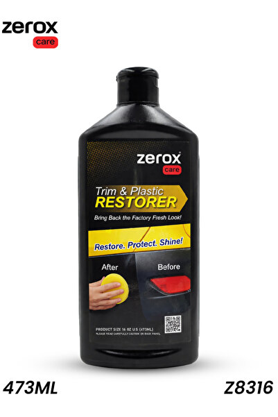 Zerox Care Trim & Plastic Restorer 473ML Z8316 for Car Exterior and Interior ...