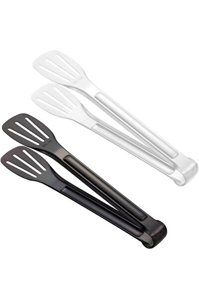Arabest 2pcs Stainless Steel Food Tongs,for Food Frying Cooking, Salad, Barbe...