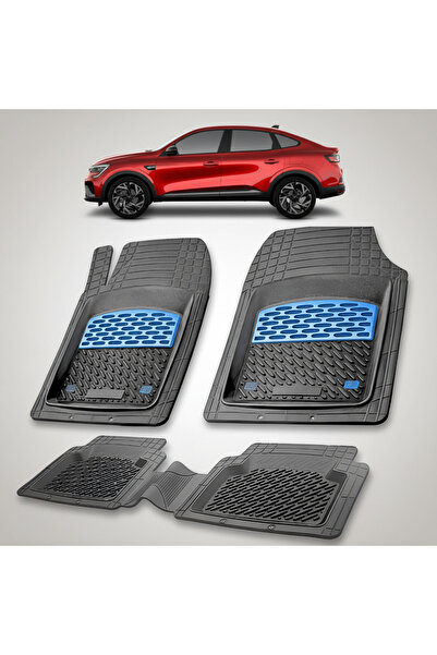 TEAMCAR Car Mats Compatible with Renault Arkana (2021-2024) Blue