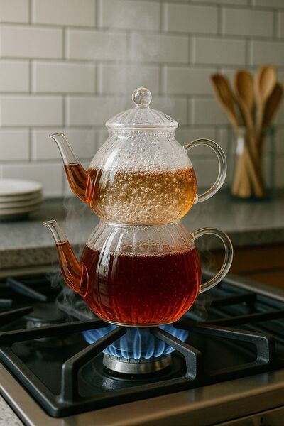 Kitchen Line CAM ISIYA DAYANIKLI ÇAYDANLIK