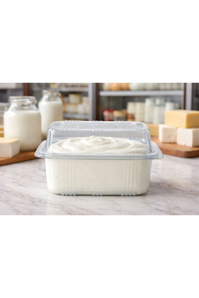 Ambalaj Evi Cheese Container Leak-Proof Cheese Container Plastic Cheese Bowl ...