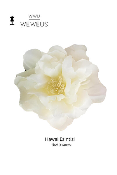 Weweus مشبك زهور صغير فاخر مميز على طراز هاواي للنساء