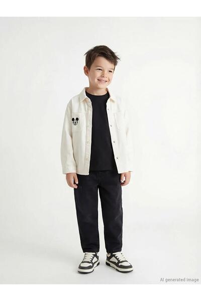 LC Waikiki Pantaloni din denim pentru băieți cu talie elastică (S6)