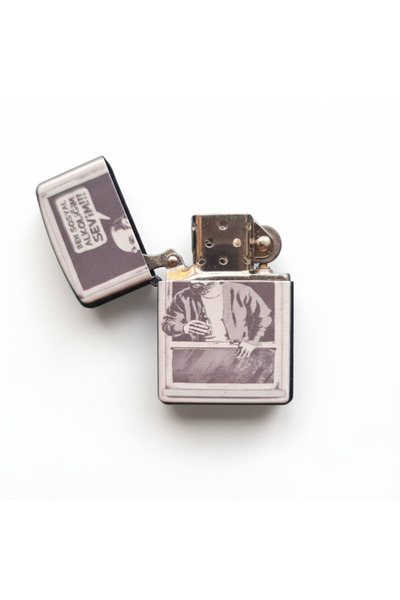 Otto Common Classic Metal Windproof Lighter - Zippo Style & Refillable 85