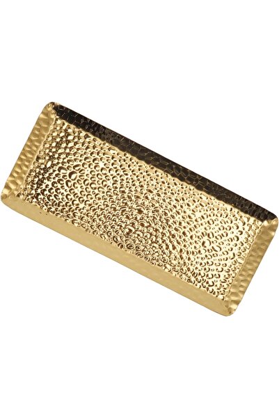 Sorandy Modern Rectangle Platter Decorative Serving Hammered Vanity Tray