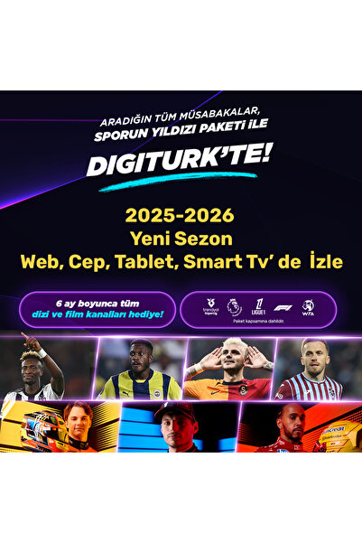 Yıllık Spor Paketi: Web, Cep, Tablet, Smart Android TV ile Hünerli Kullanım