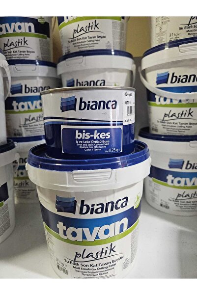 Bianca Tavan Boyası ve Küf Önleyici Is ve Leke Örtücü Boya Bis-Kes