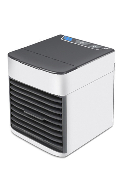 HALAMODO USB Air Cooler Fan White/Grey